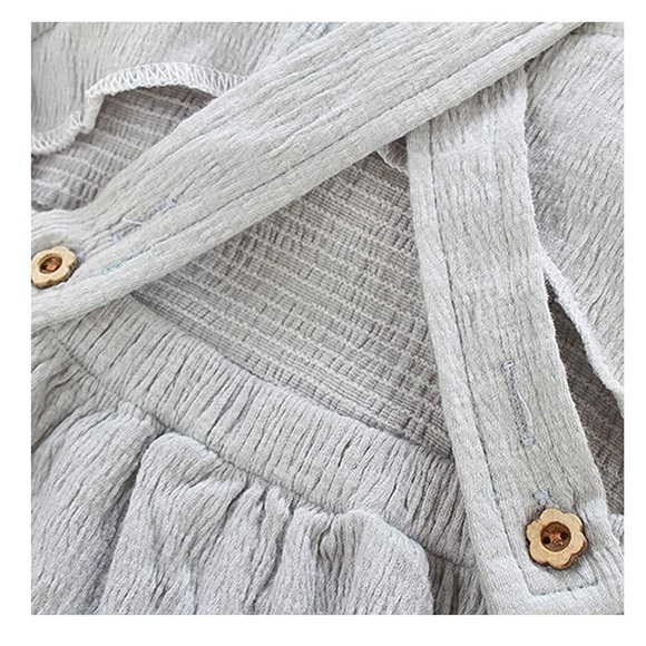 Organic Cotton Linen Romper - Picture 3 of 6